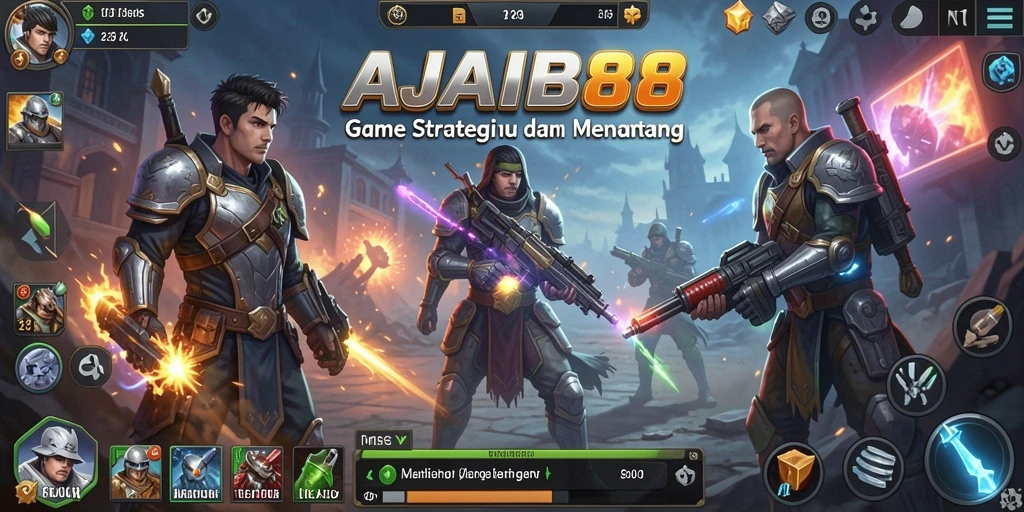 Tampilan gameplay AJAIB88 yang menegangkan dan menarik.