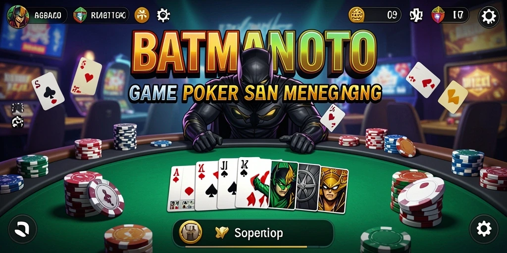 Screenshot utama BATMANTOTO menampilkan aksi permainan poker yang seru.
