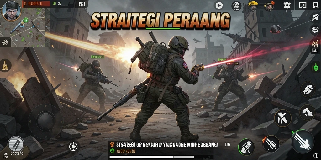 Tampilan gameplay C0077 dengan pertempuran yang mendebarkan.