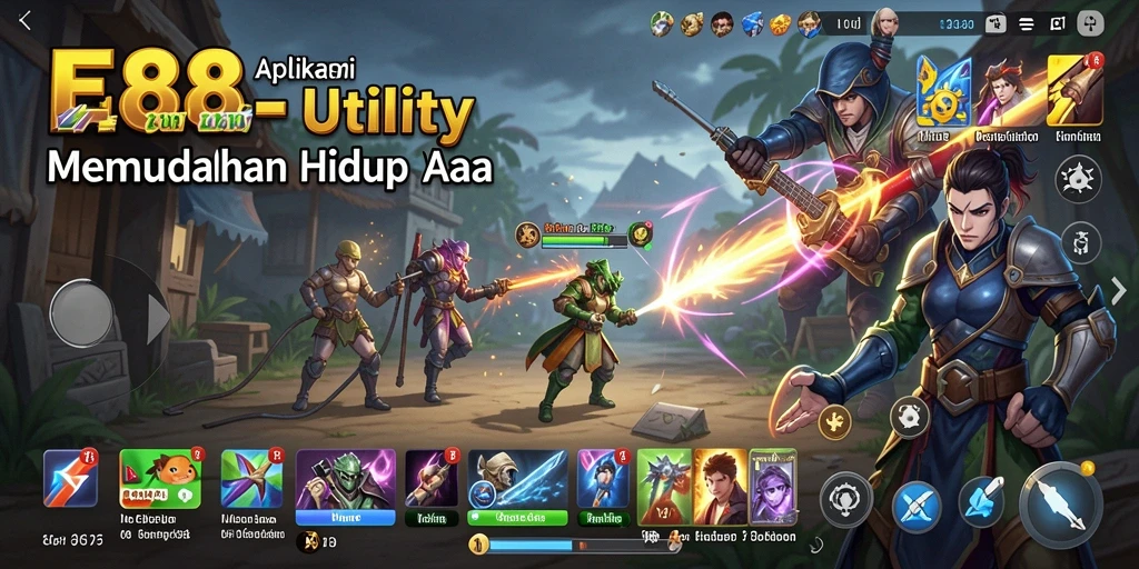 Tampilan E88 yang bersih dan intuitif untuk pengguna Utility.
