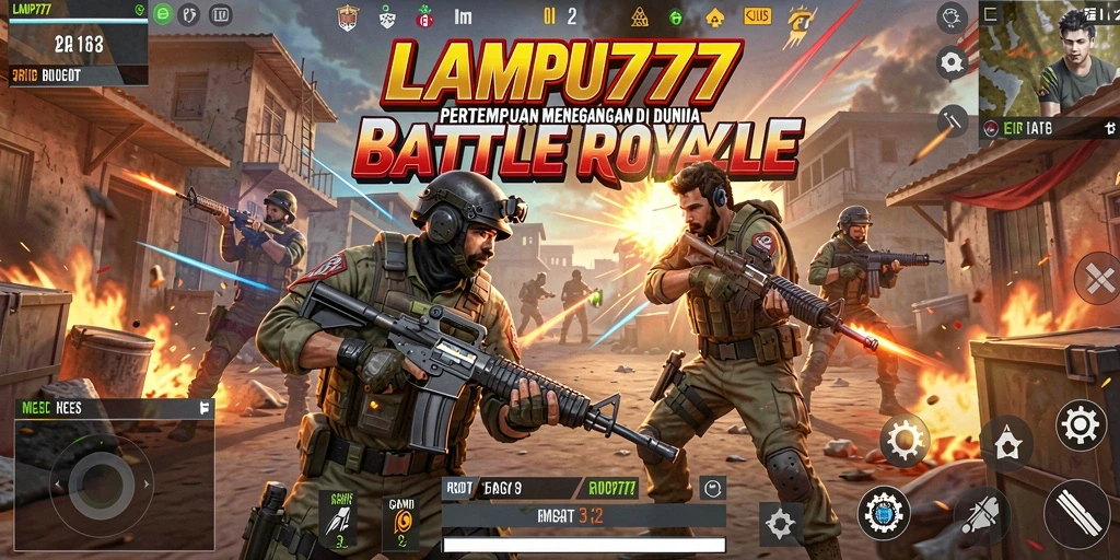 Screenshot utama LAMPU777 menampilkan aksi pertempuran yang mendebarkan.
