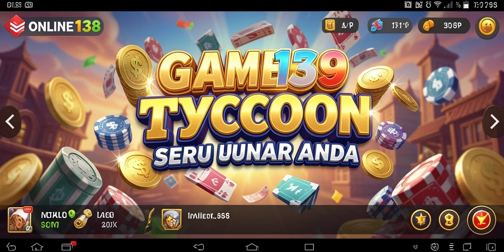 Tampilan gameplay seru dari ONLINE138 dengan elemen Tycoon yang menarik.