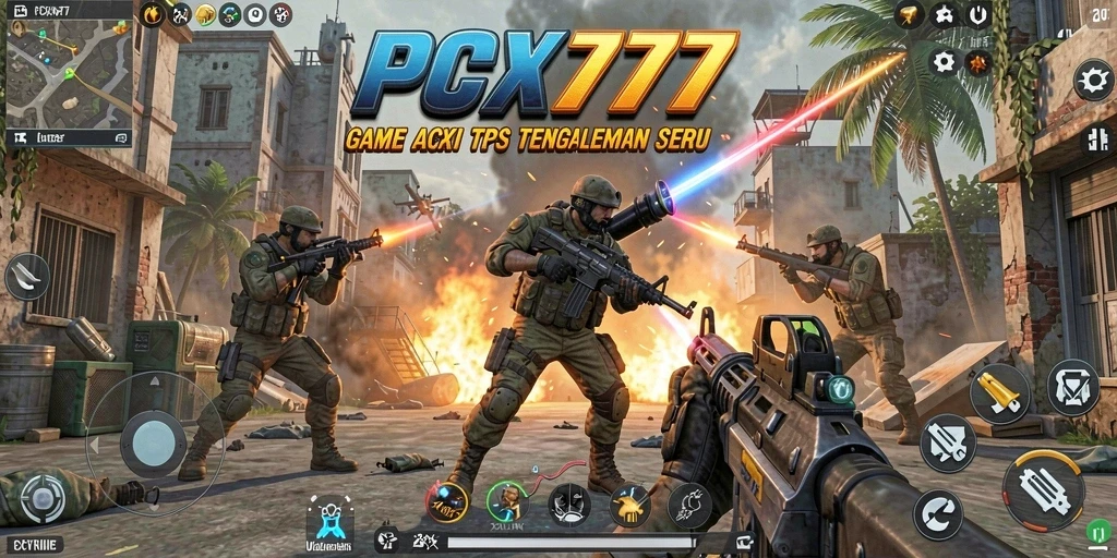 Tampilan menarik dari gameplay PCX777 yang intens dan seru.