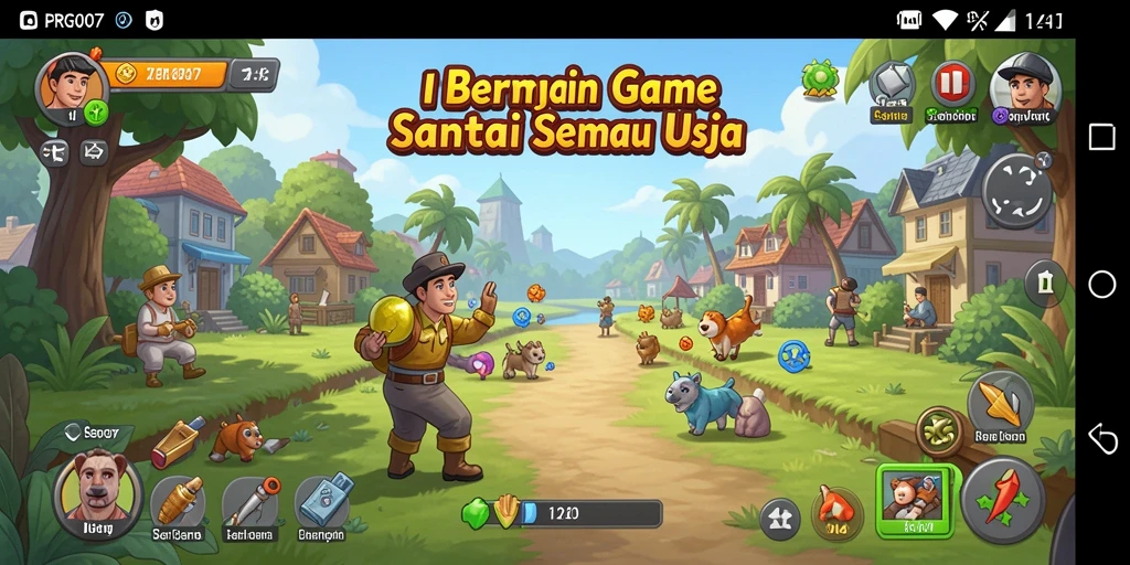 Tampilan gameplay seru dan menegangkan dalam PRG007.