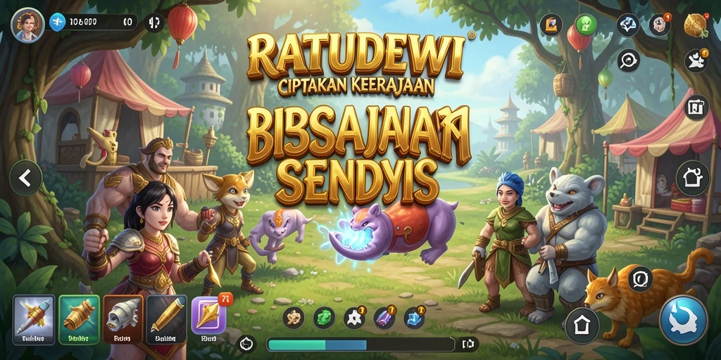 Tampilan gameplay yang menarik dalam RATUDEWI.